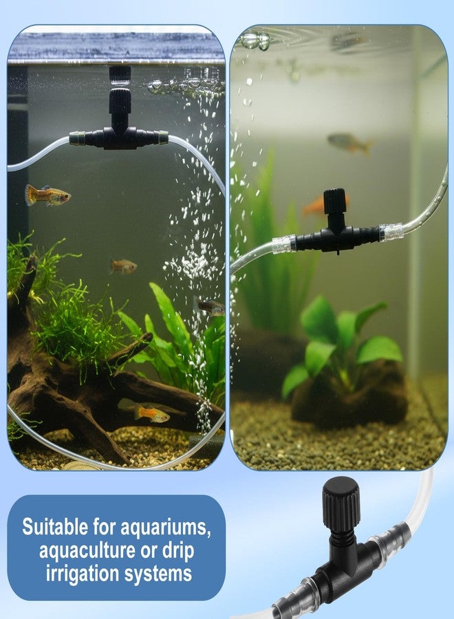 HaiFafafaing 20 Pcs Aquarium Control Valve - T Shaped Aquarium Air Valves for 3/16" (4mm) ID Airline Tubing - Single Way Control Valve for Fish Tank Accessories - Image 5